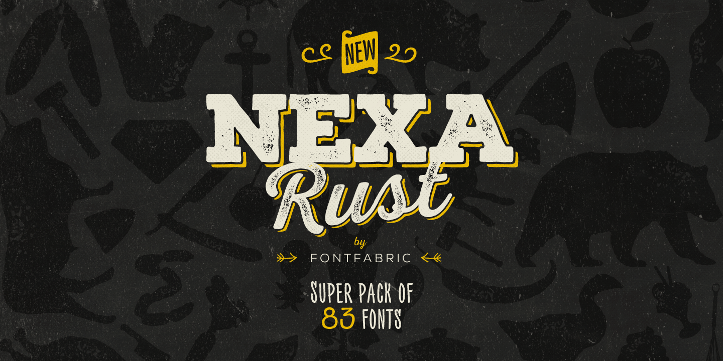 Nexa Rust Font Poster #1