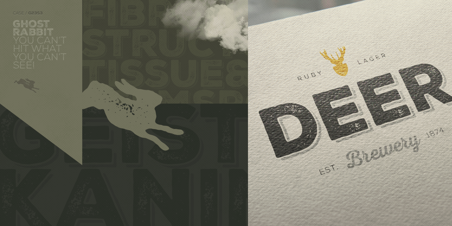 Nexa Rust Font Poster #1