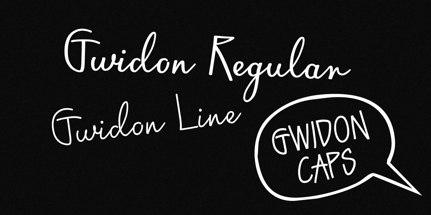 Gwidon Font Poster #1