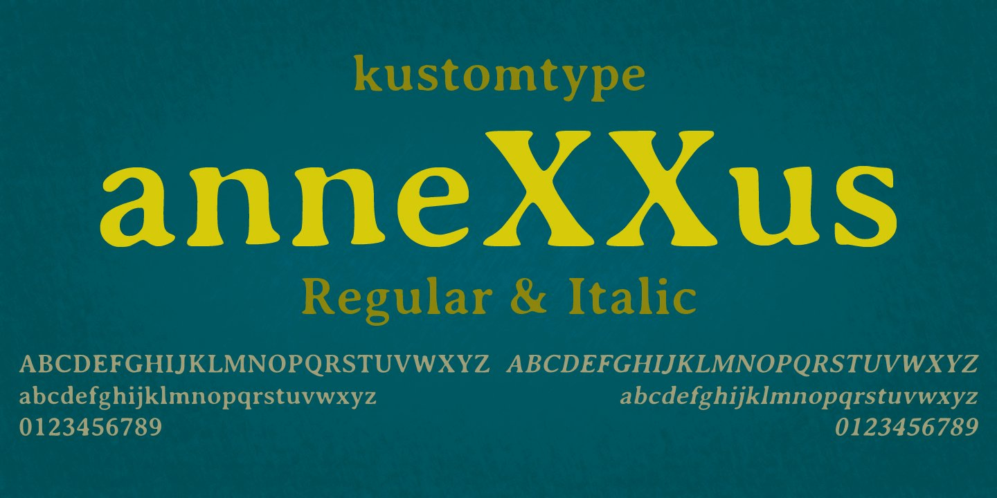 Annexxus Font Poster #1