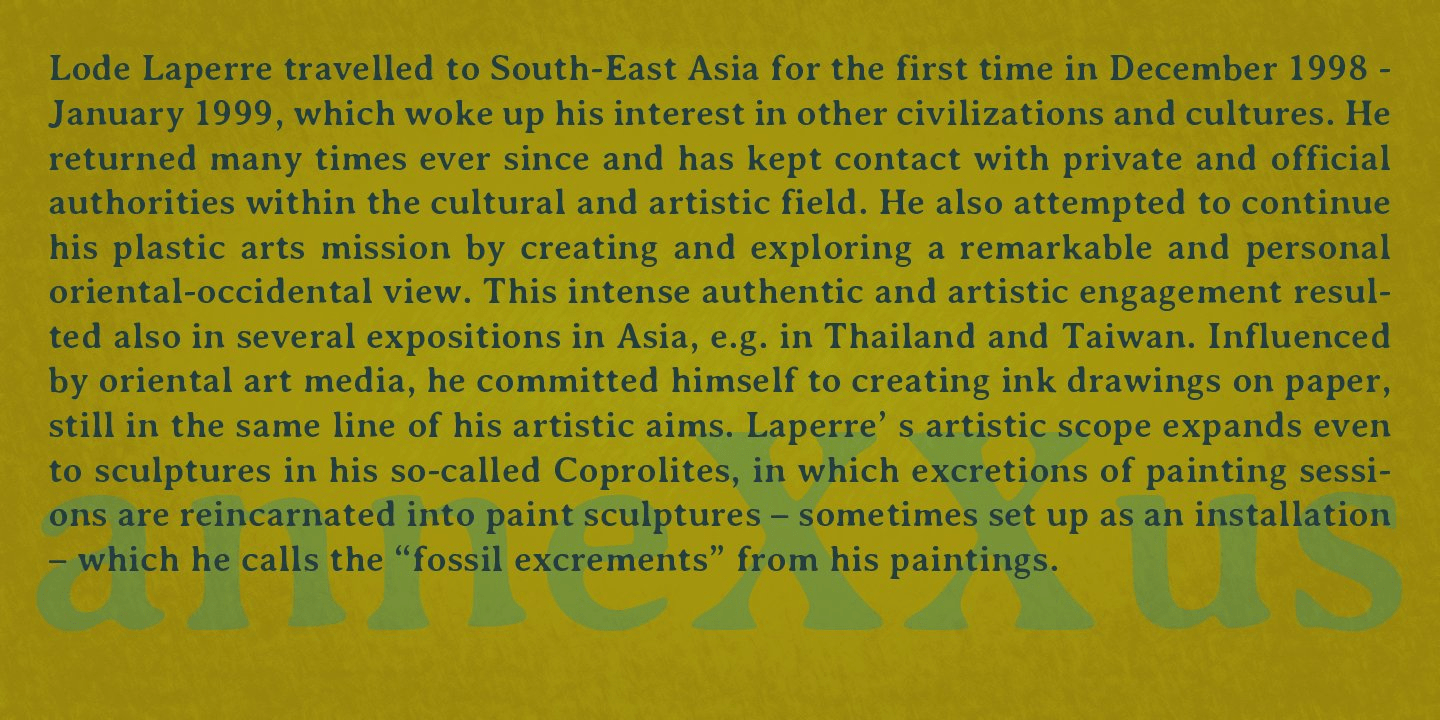 Annexxus Font Poster #1