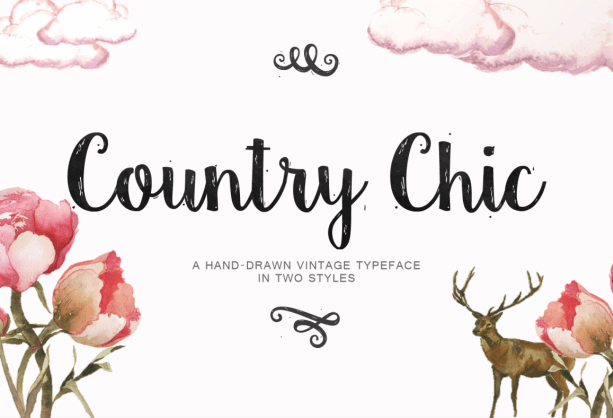 Country Chic Font Family