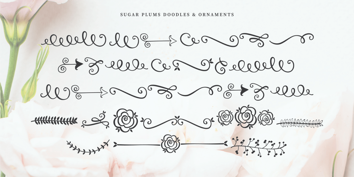 Sugar Plums Font Poster #1