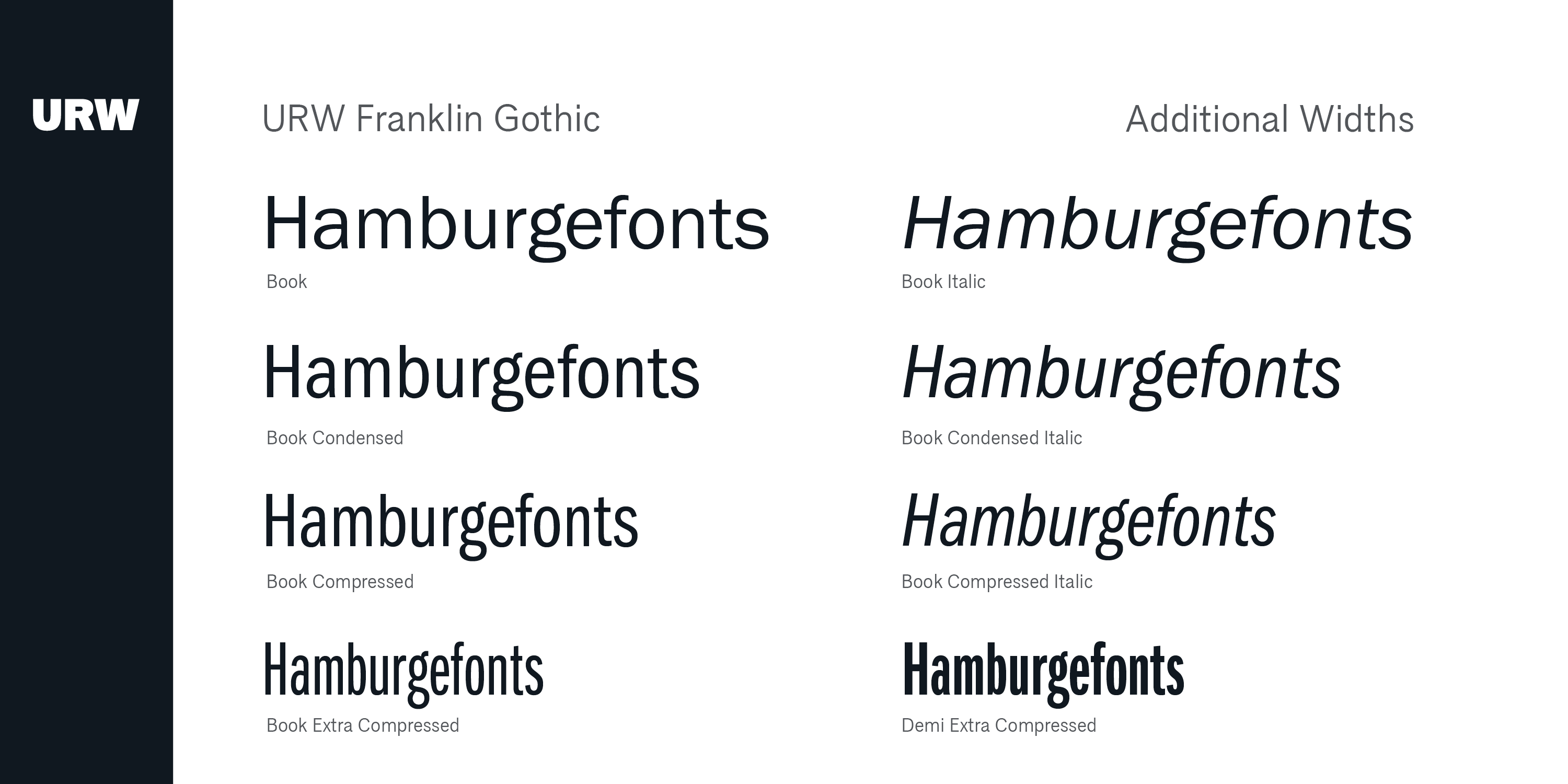 Franklin Gothic Font Poster #1