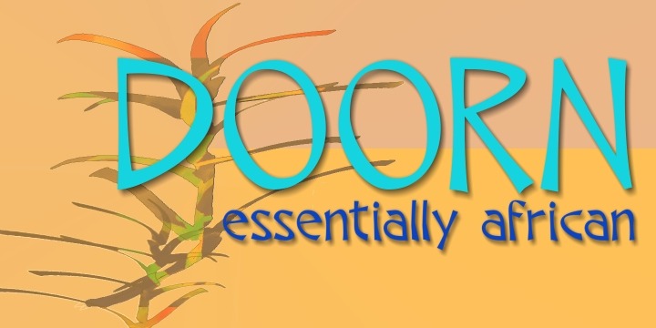 Doorn Font Poster #1