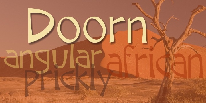 Doorn Font Poster #1