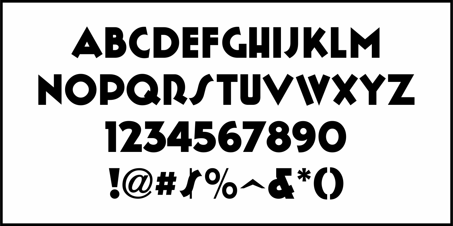 Chapter Play Font Poster #1