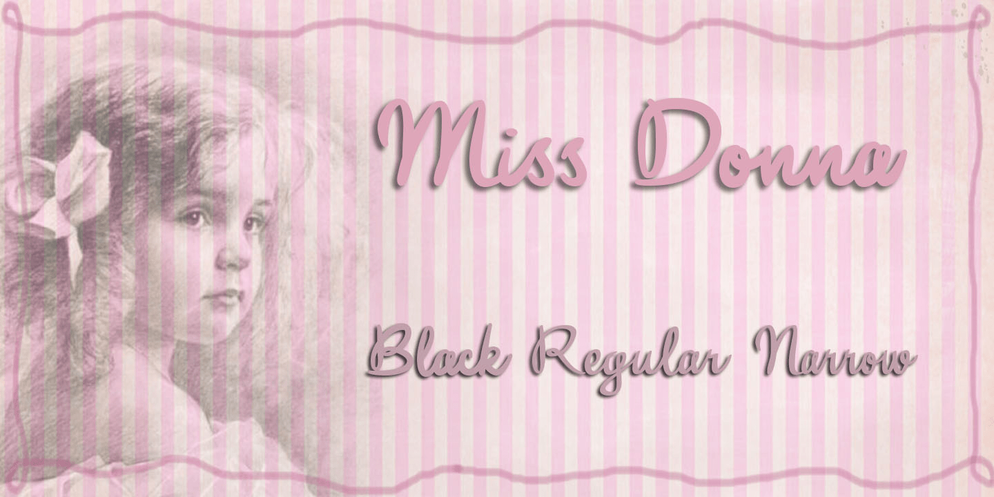 Miss Donna Poster