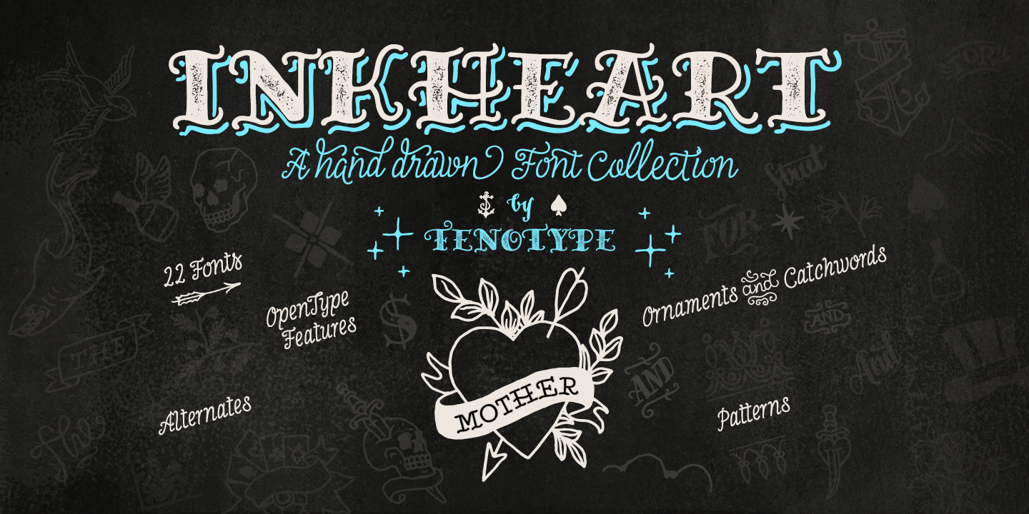 Inkheart Font Family Poster