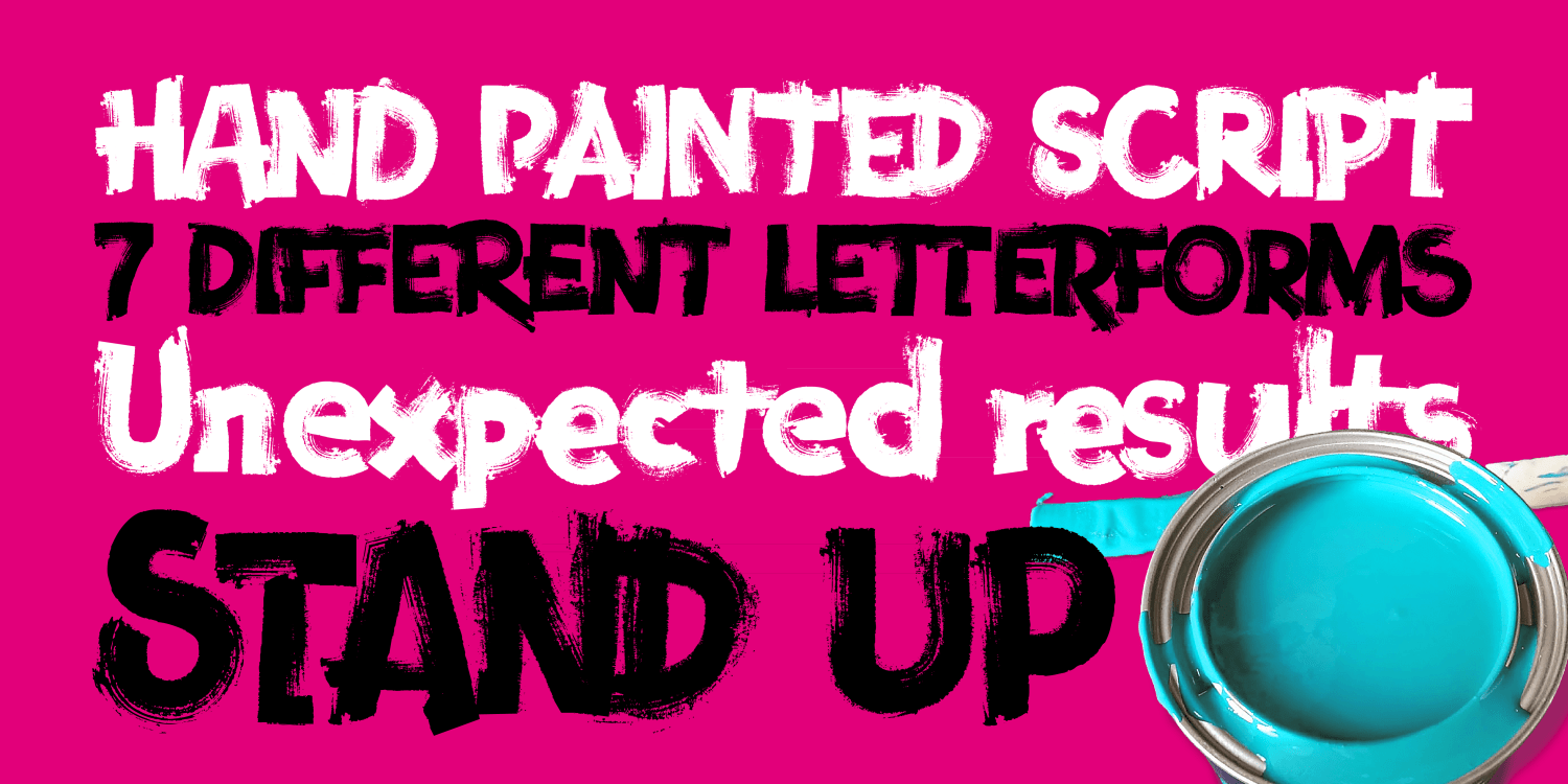 Madden Font Poster #1