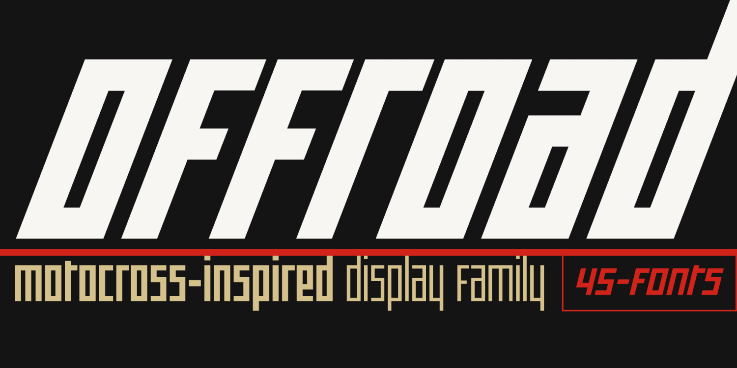 Offroad Font Family