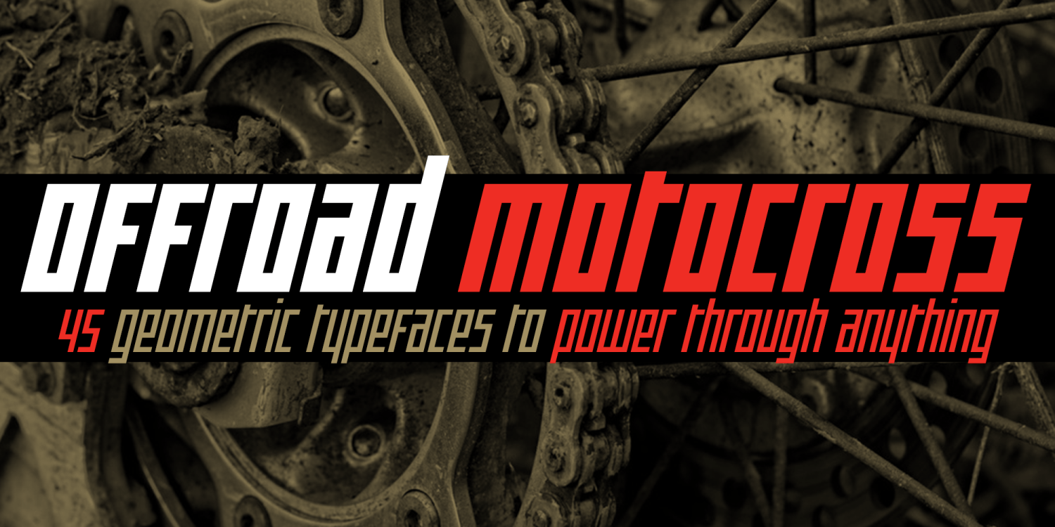 Offroad Font Poster #1
