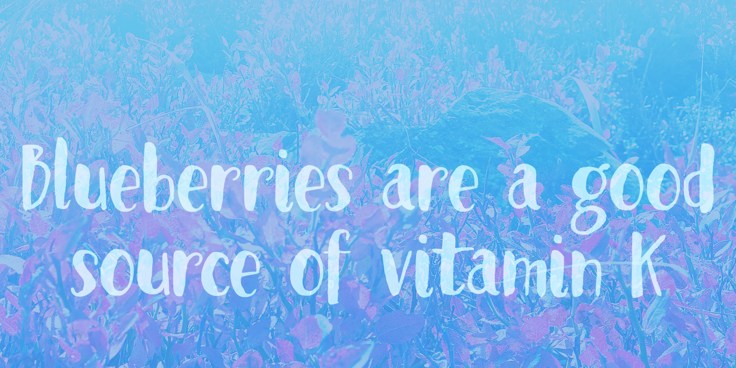 Blueberry Jam Font Poster #1