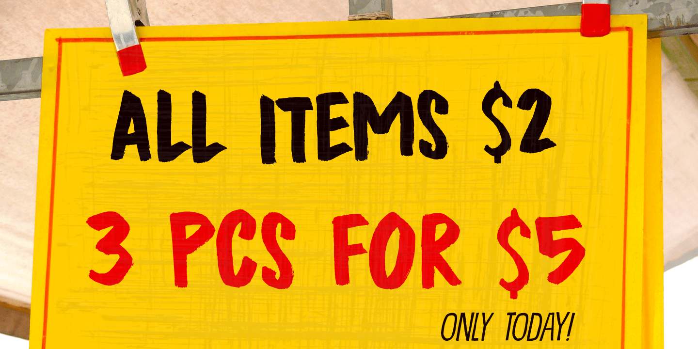 Market Square Font Poster #1