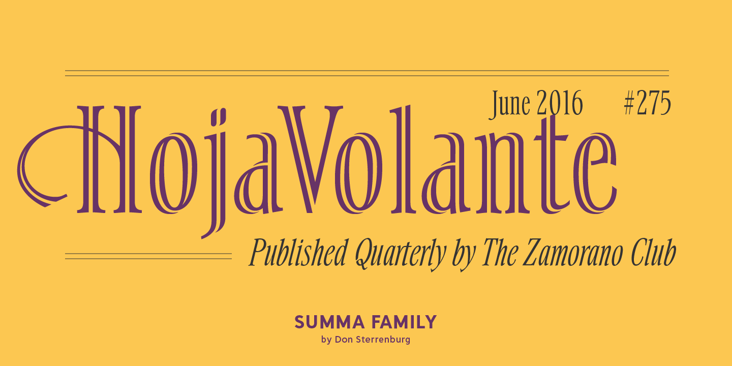 Summa Font Poster #1