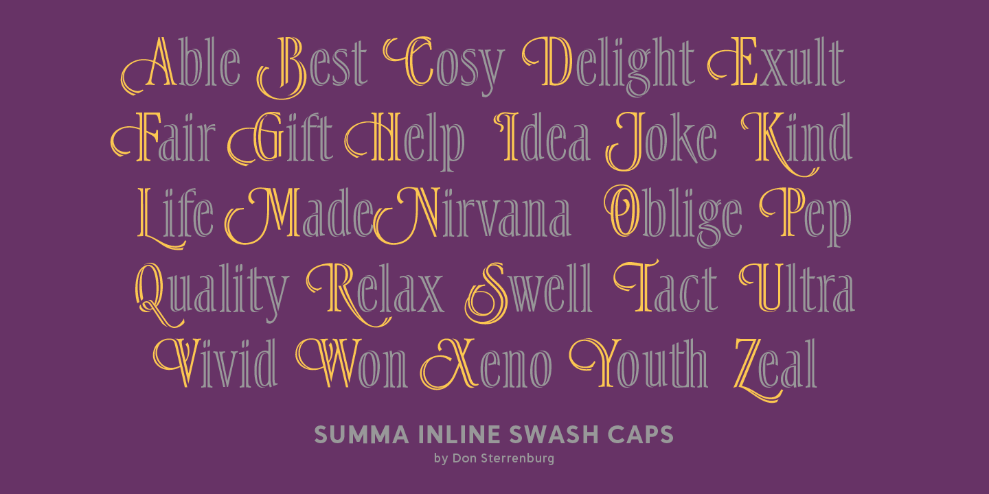 Summa Font Poster #1