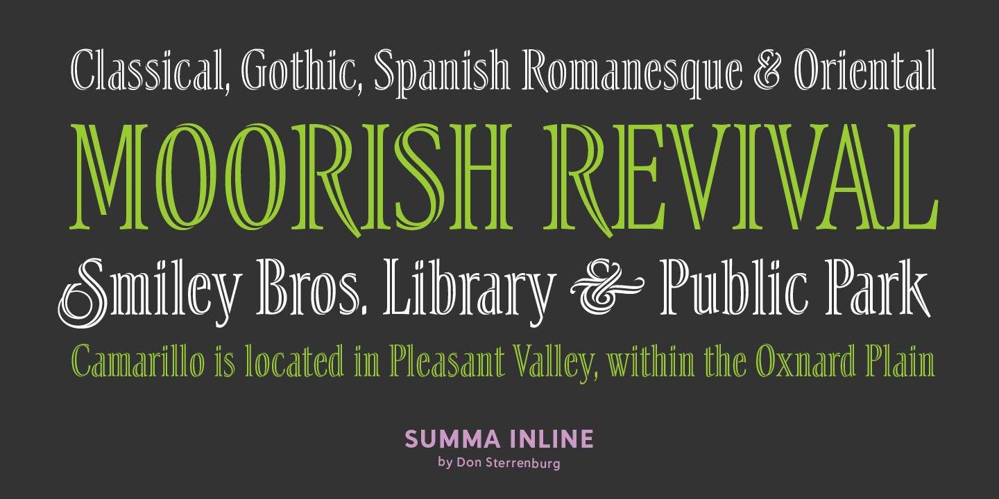 Summa Font Poster #1