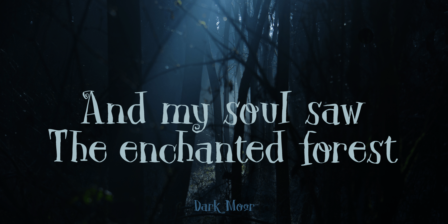 Carpe Noctem Font Poster #1