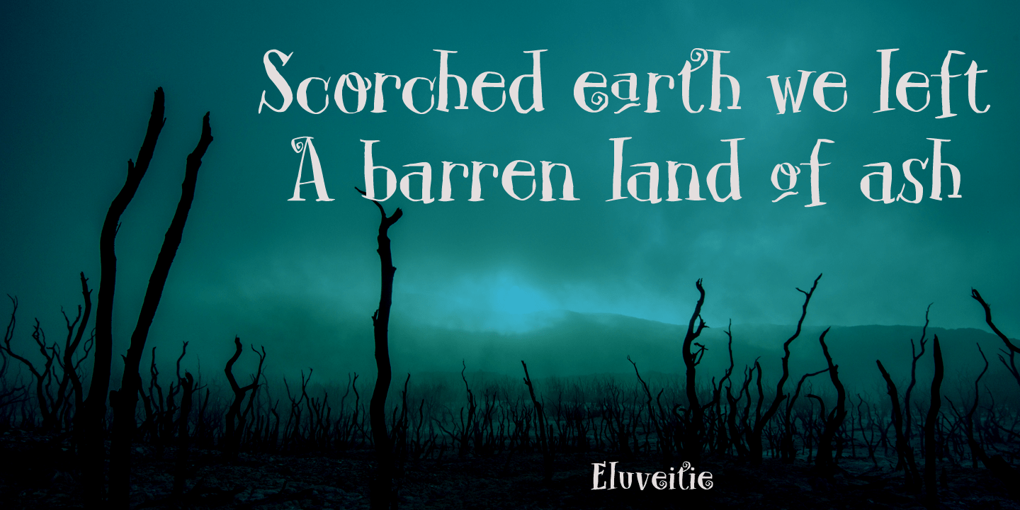 Carpe Noctem Font Poster #1