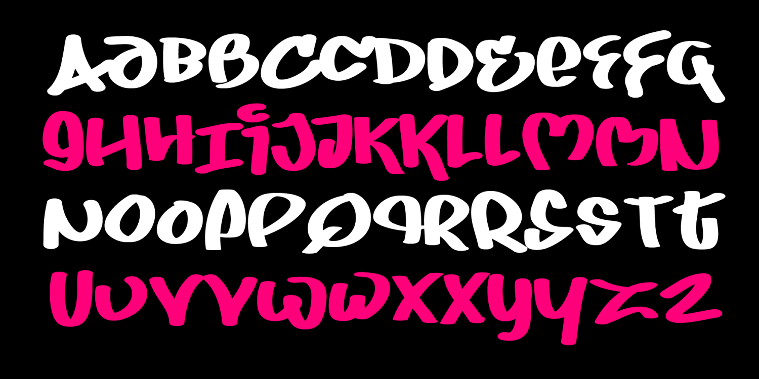 Juice Font Poster #1