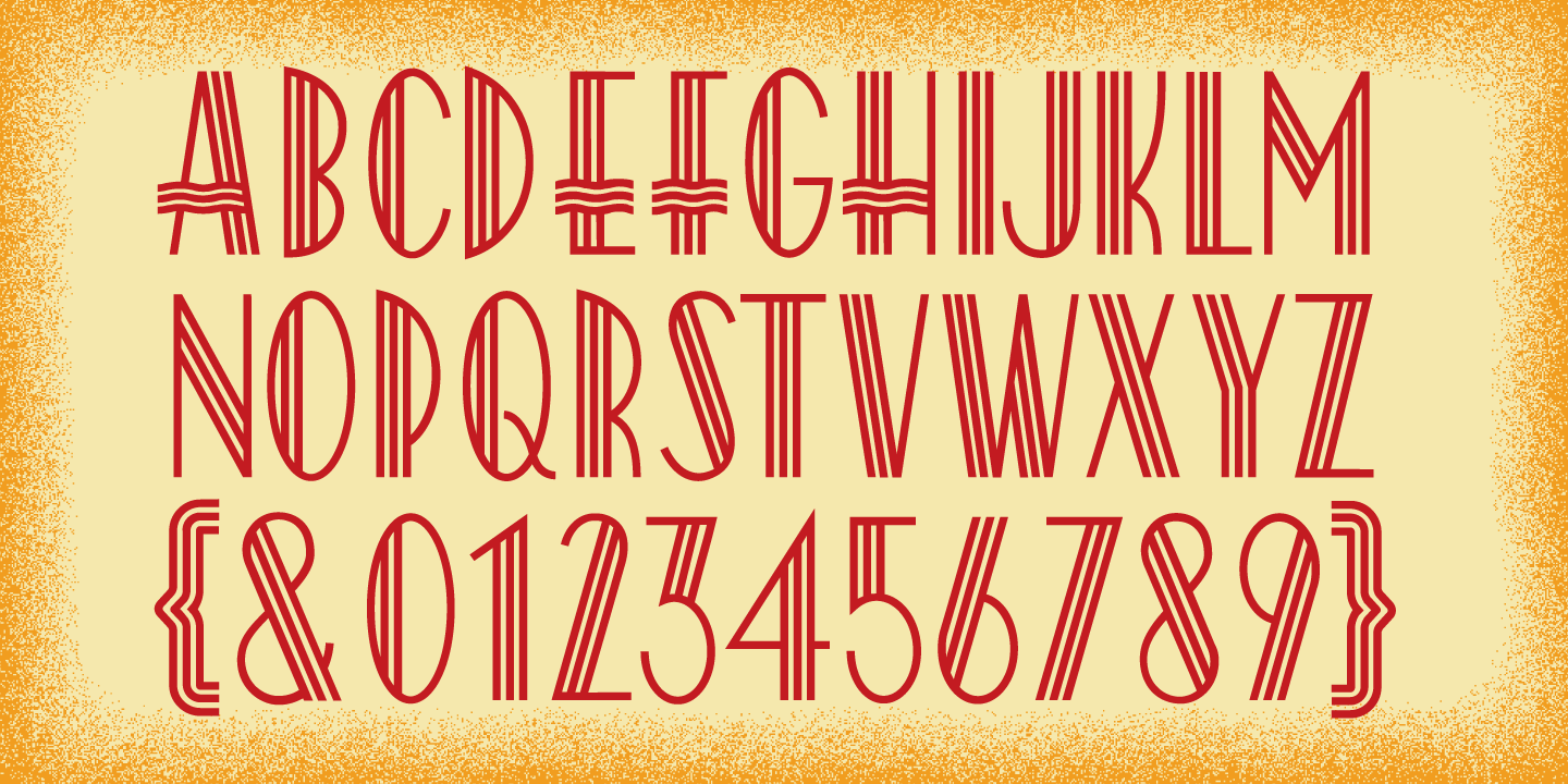 Oscar Font Poster #1