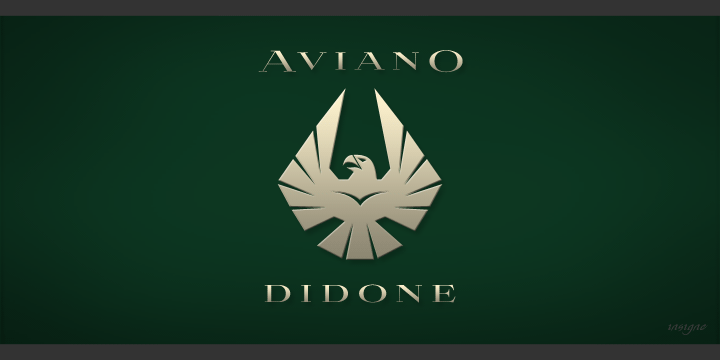 Aviano Didone Font Poster #1