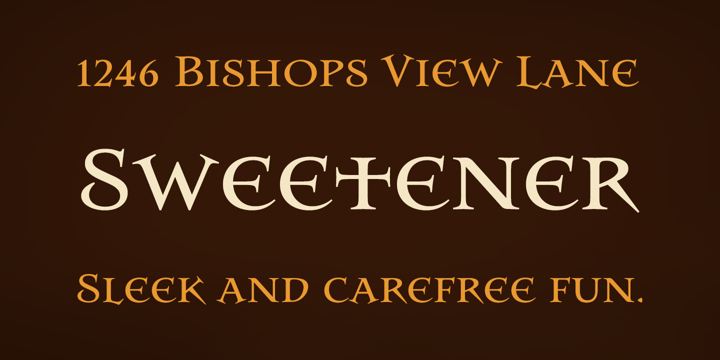 Newcomen Font Poster #1