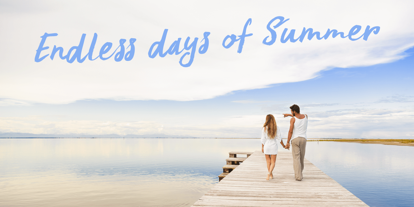 Summer Romance Font Poster #1