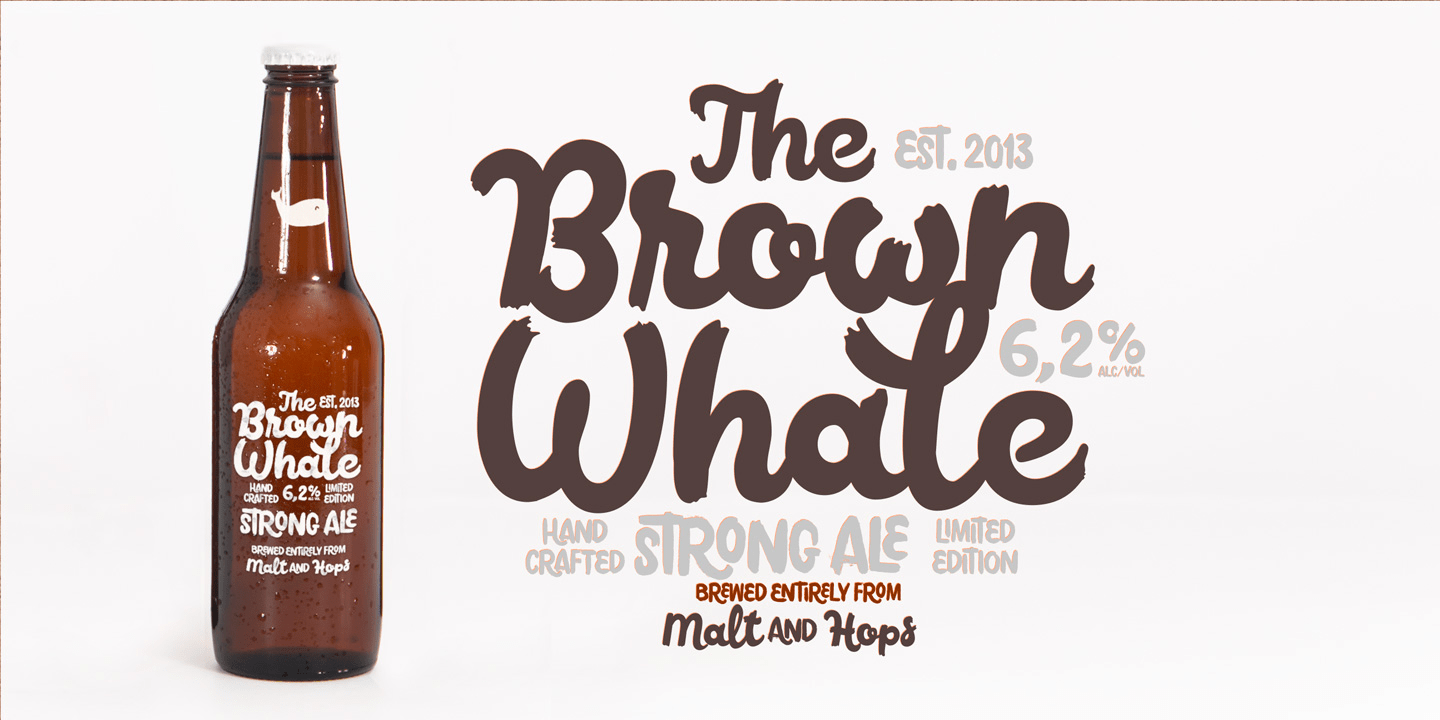 Poster Brush Font Poster #1