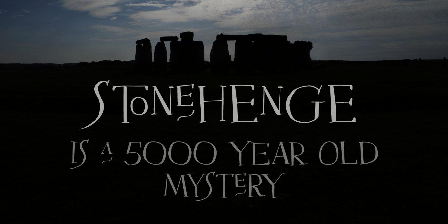 Mysterious Font Poster #1