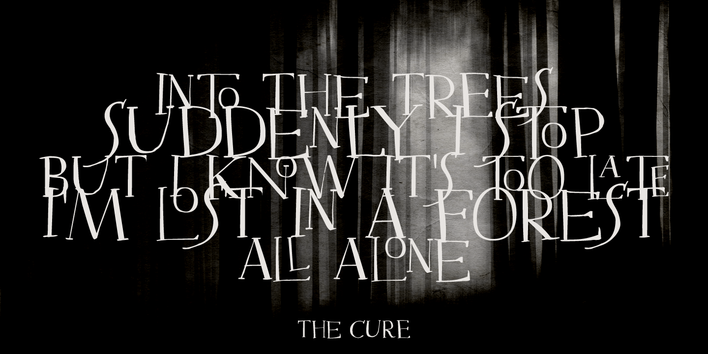Mysterious Font Poster #1