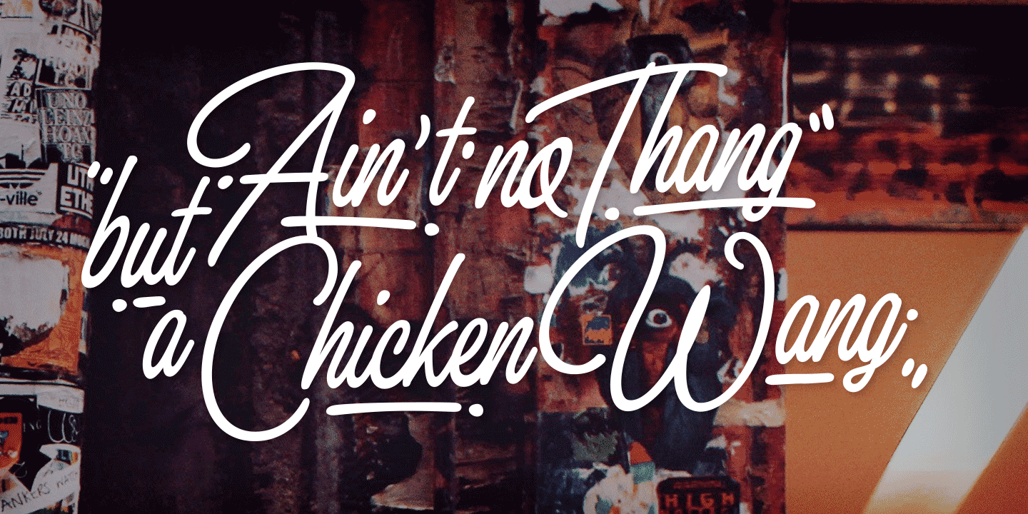Thang Font Poster #1