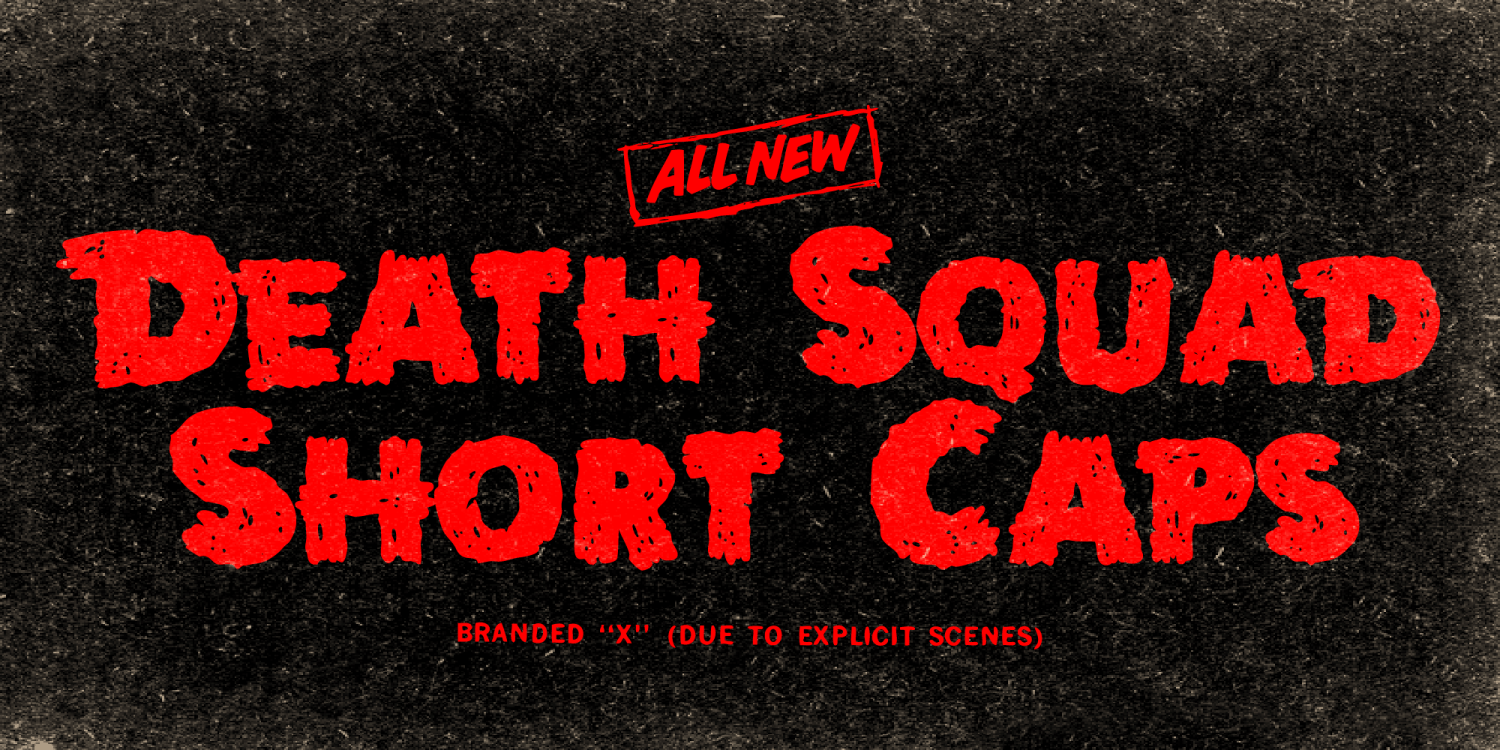Death Squad Short Caps Font Poster #1