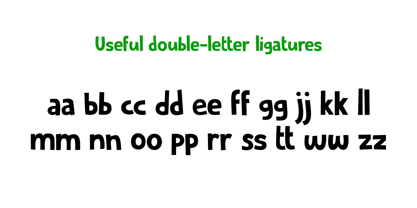 Crocodile Feet Font Poster #1