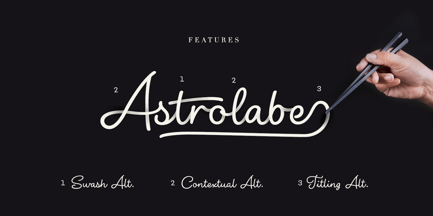 Shirataki Font Poster #1