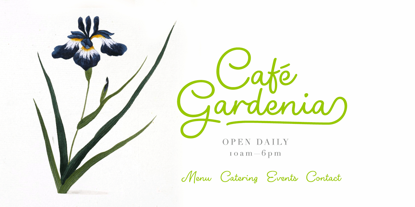 Shirataki Font Poster #1