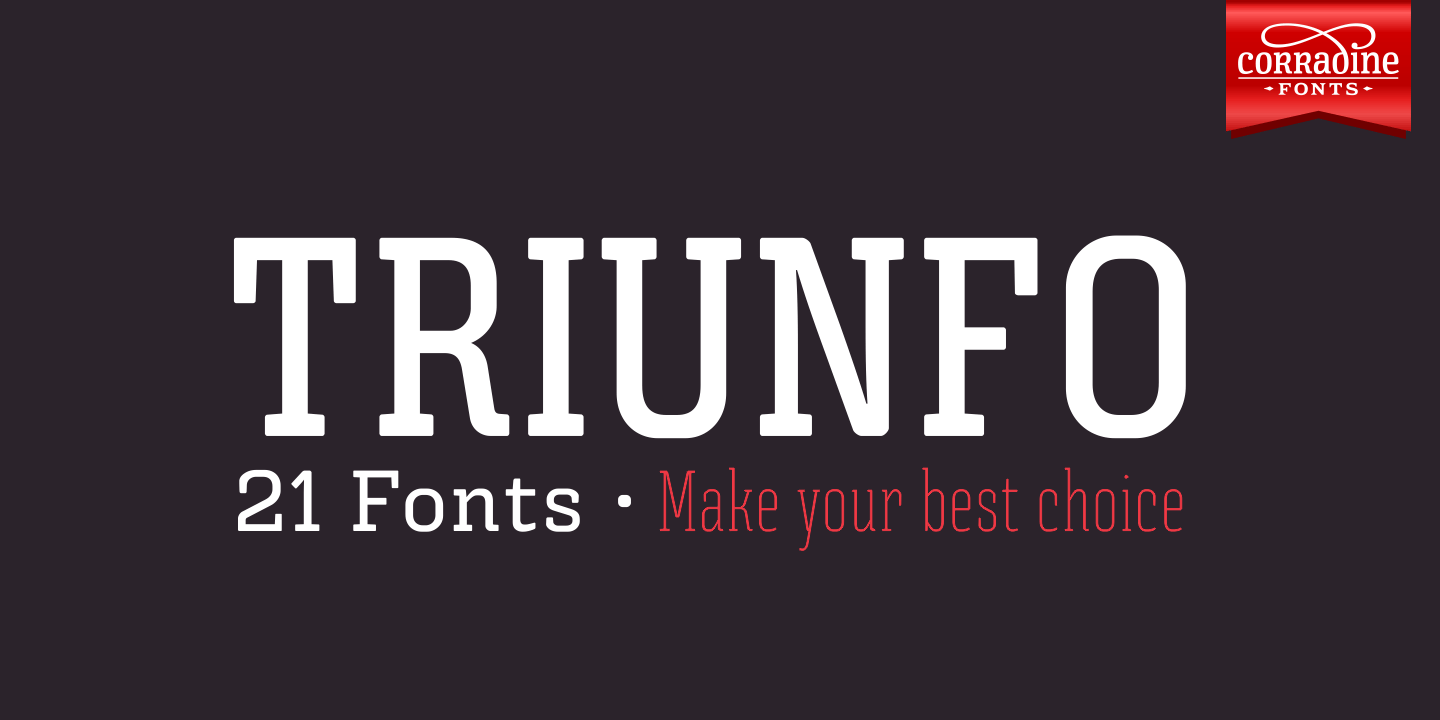 Triunfo Font Poster #1