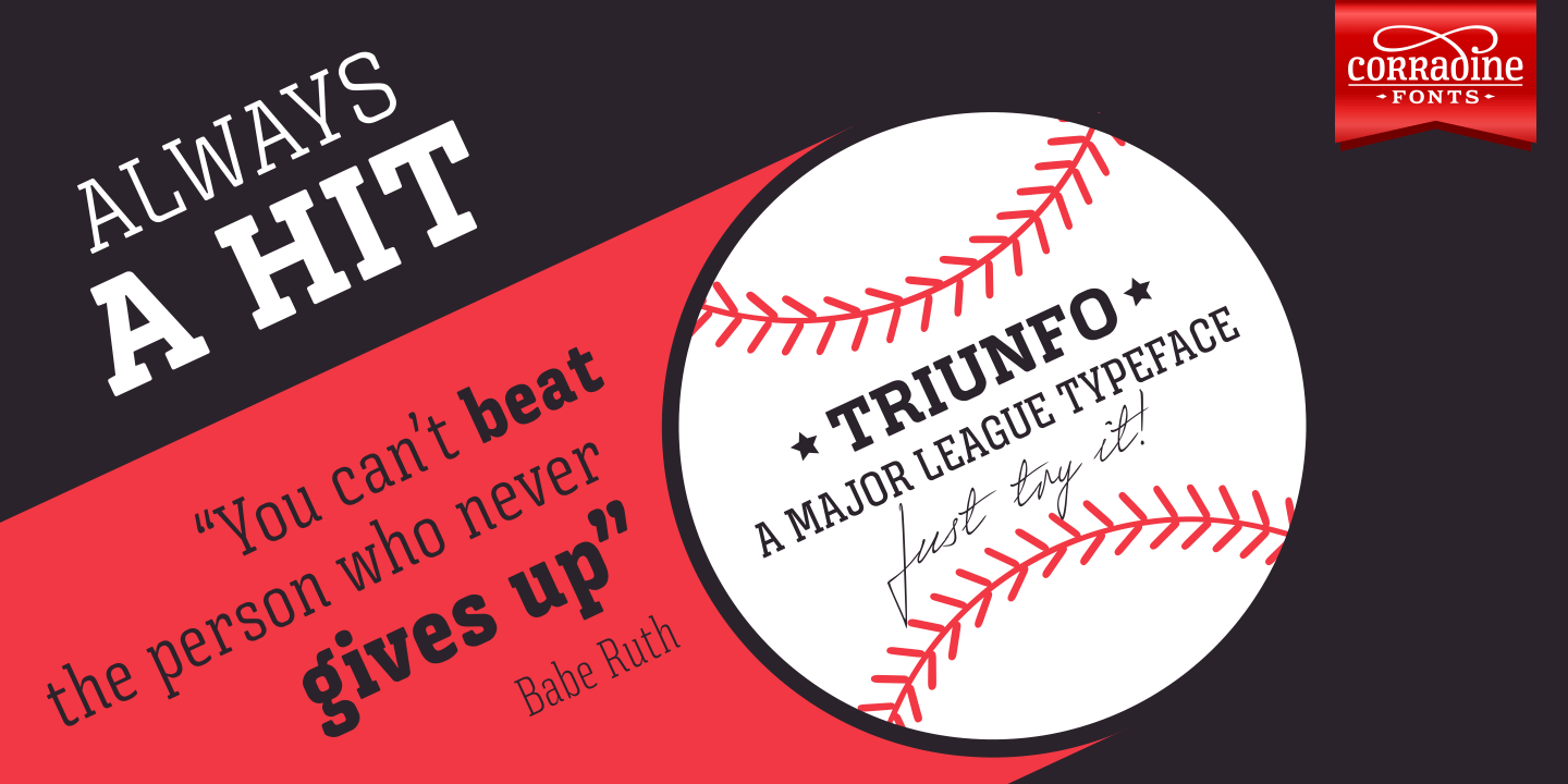 Triunfo Font Poster #1
