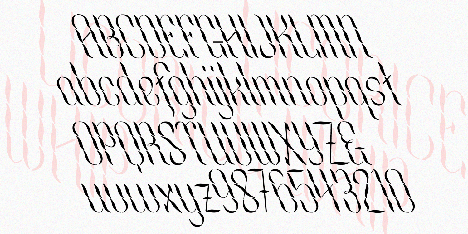 Licorice Whip Font Family Poster