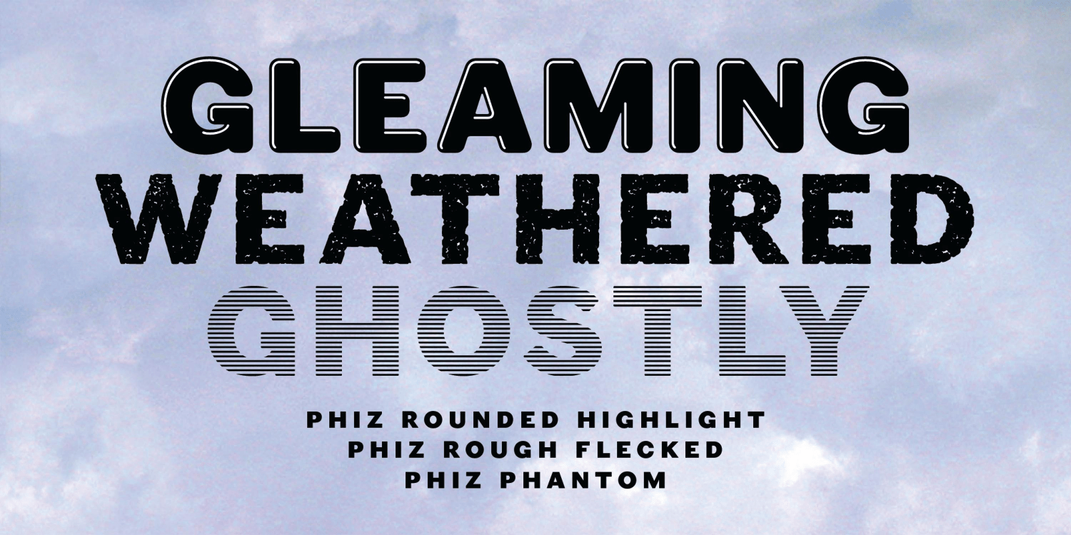 Phiz Font Poster #1