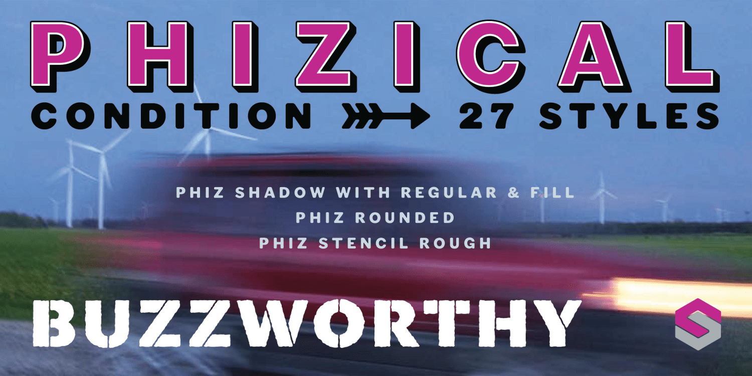 Phiz Font Poster #1