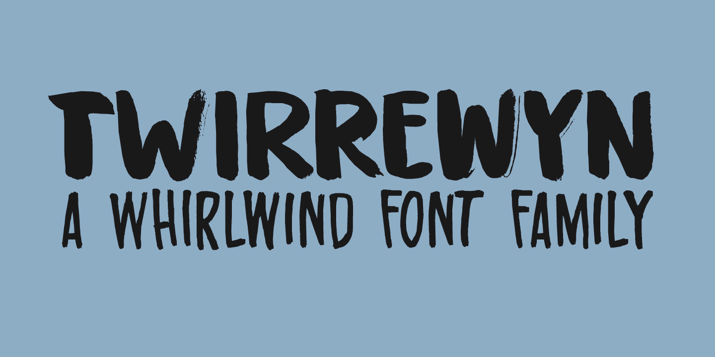 Twirrewyn Font Poster #1