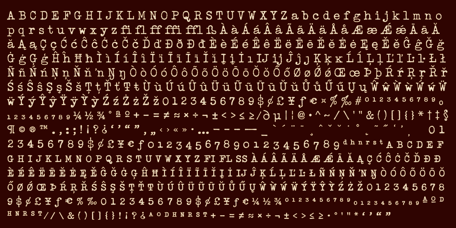 Distressed Telegraph Font Family - Poster #9