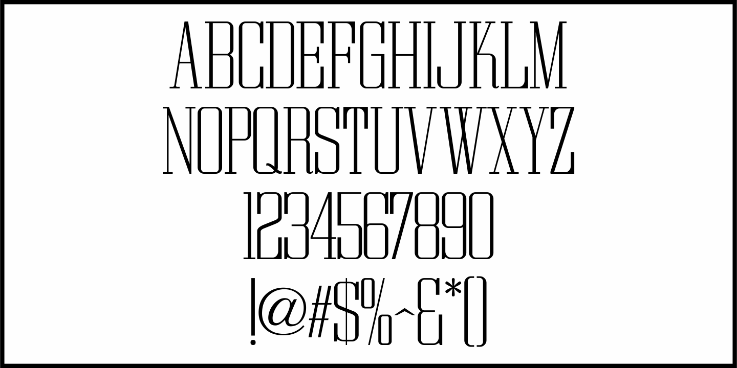 Formal Invite Font Poster #3