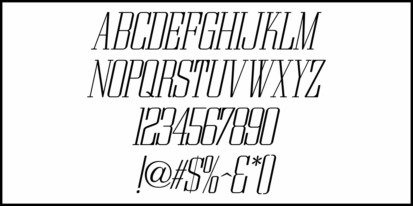 Formal Invite Font Poster #5