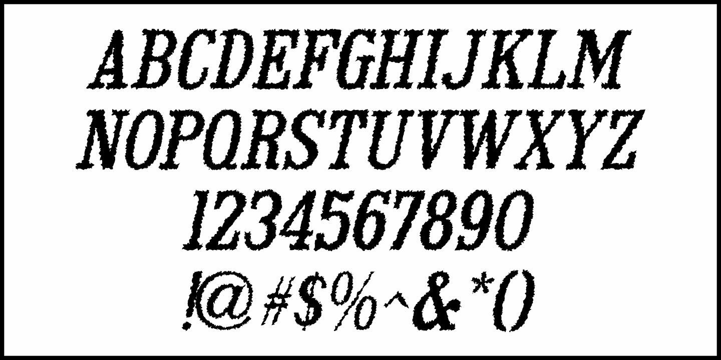 Shattered Dreams Font Poster #1