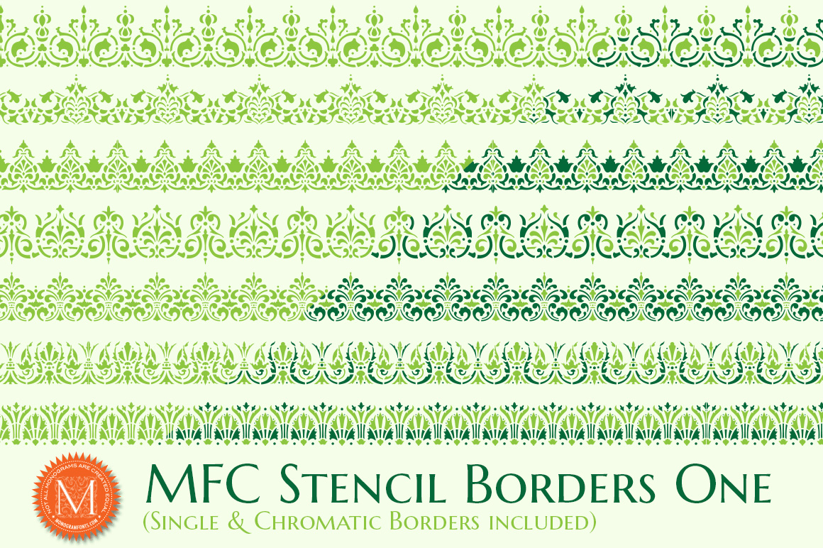 MFC Stencil Borders One Poster