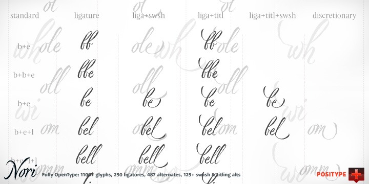 Nori Font Poster #1