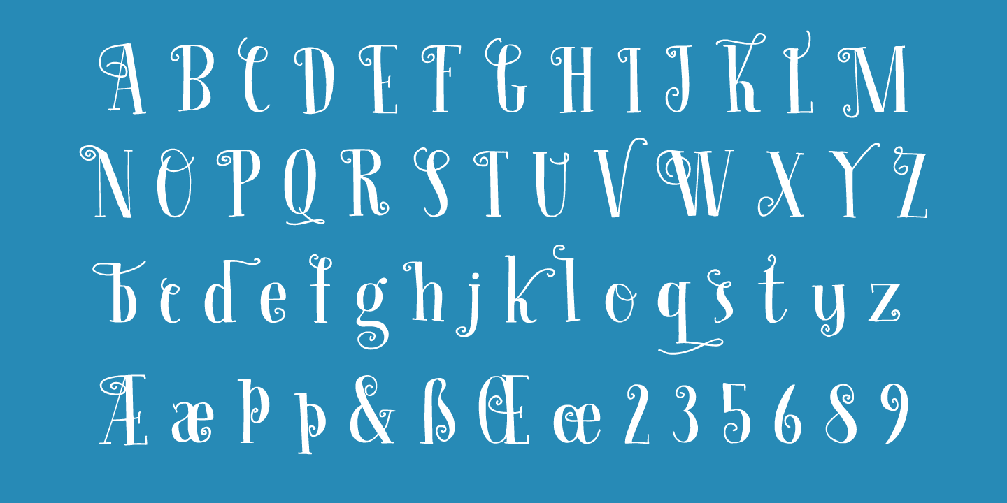 Seven Seas Font Poster #1