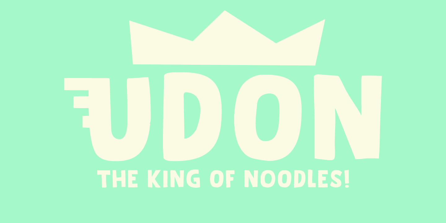 Breakfast Noodles Font Poster #3